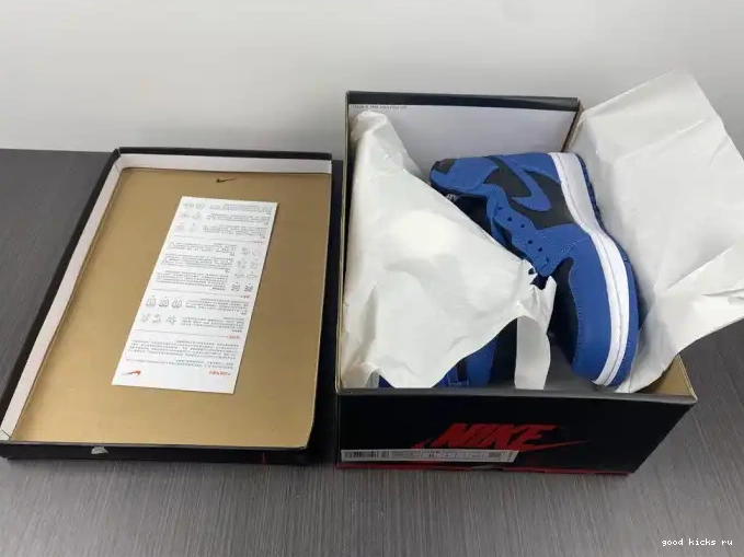 Cheap 'Dark Air 1 555088-404 High OG Retro Blue' Marina Jordan 0622